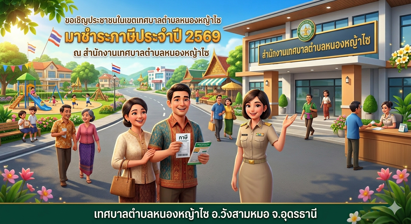 ขอเชิญมาเสียภาษีประจำปี 2569